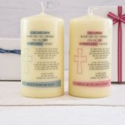 Personalised First Communion Candles