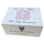 Personalised First Communion Keepsake Boxes and Memory Boxes