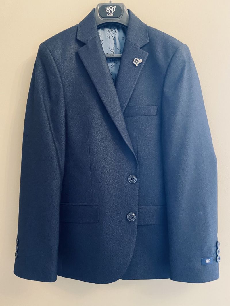 Boys Suit Jacket - Navy Blue - Boys Navy Communion Suit