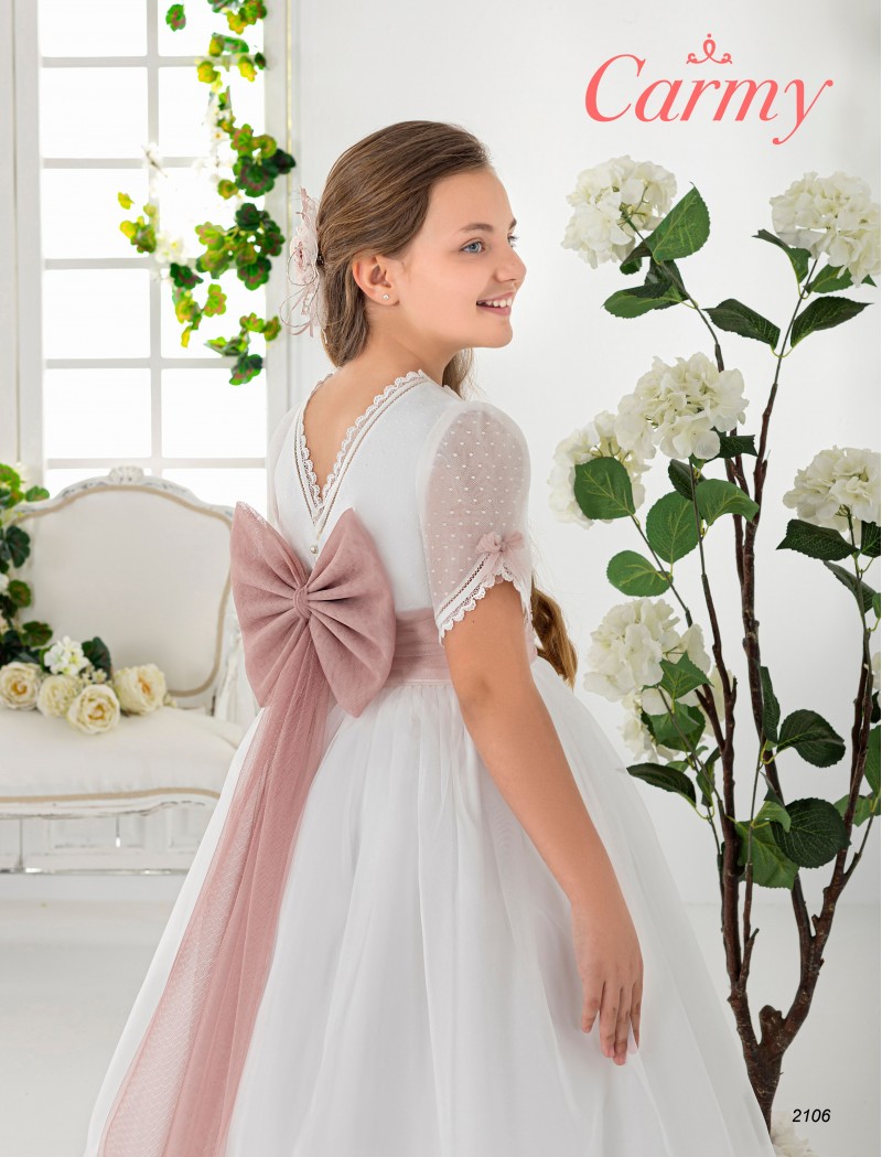 Carmy - Style 2106 - Romantic Organza Spanish Communion Dress