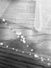 Communion Veil with Tiny Pearl & Beaded Edgin