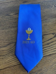2023 Blue Holy Communion Tie