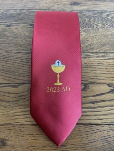 2023 Red Holy Communion Tie