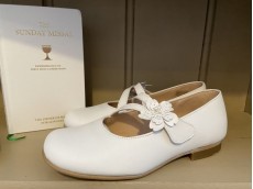 White Matt Leather Spanish Shoes - Style 3062