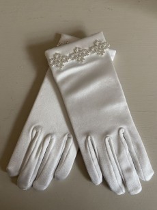 WHITE - First Holy Communion Gloves - 787 - Little People