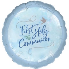 Blue First Holy Communion Balloon - 18