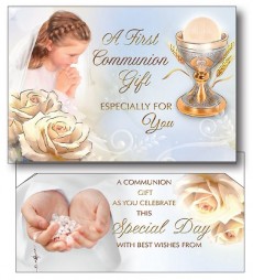 Girls First Holy Communion Money/Voucher Gift Card