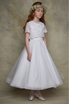  Full Length Communion Dress & Jacket - Isabella Style IS23464 & IS23465
