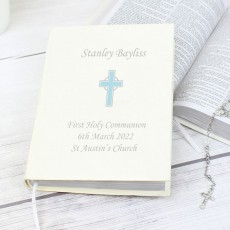 ***UK CUSTOMERS ONLY*** Personalised Blue Cross Bible - Eco Friendly