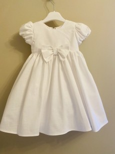 Christening Dress Pandora in White by Millie Grace