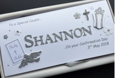 ***UK CUSTOMERS ONLY*** Confirmation Card for Girl  - Name