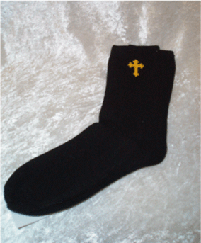 Boys White First Communion Baptism Special Occasion Socks with Cross