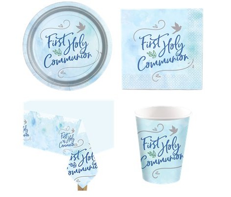 Communion Blue Party Ware - REDUCED TO CLEAR
